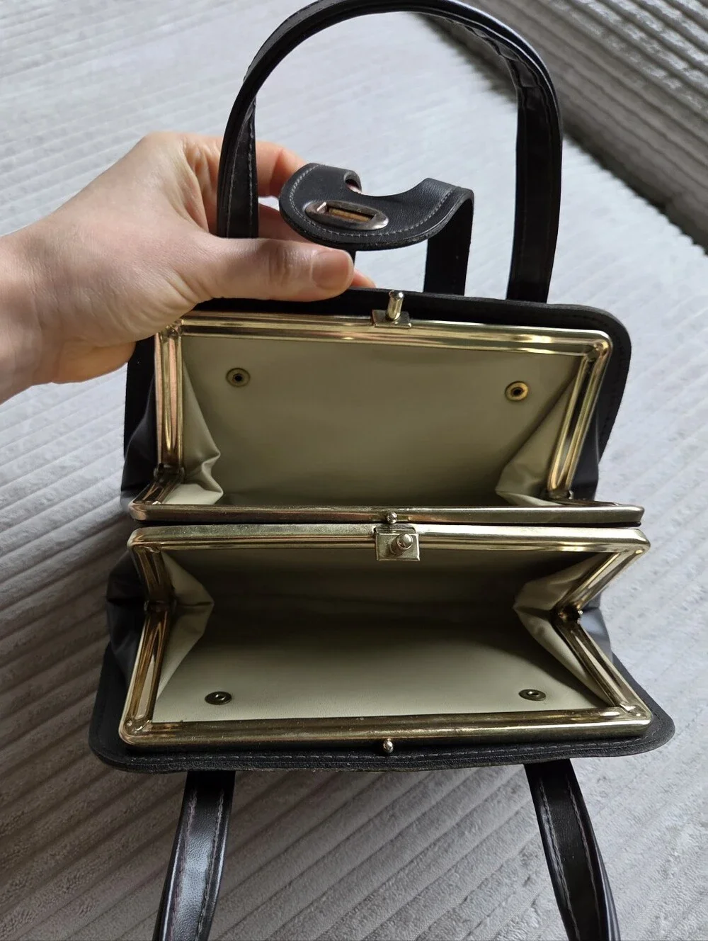 Vintage Chocolate Brown Purse